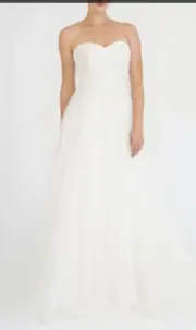 Jenny Jenny Yoo Everly Sweetheart Neckline Tulle A-line Wedding Dress Ivory 6.0