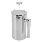 (800ml)French Press Coffee Maker 304 Stainless Steel Double Wall Teapot Hand A