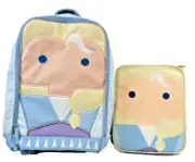 Matching Disney 100 Years Frozen Elsa 15.5" Backpack and Insulated Lunch Box