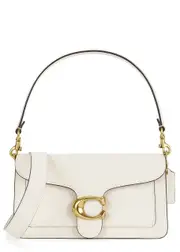 Coach Tabby 26 Ivory Leather Shoulder bag - White One Size