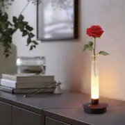 Flower Lamp, Rechargeable Cordless Dining Table Lamp Stepless Dimming Touch Lamp