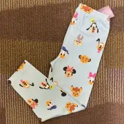 NWT Leggings Disney 100 Fab 5 Mickey Minnie Bambi Simba Sz 5T Monica + Andy