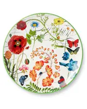 Certified International Greenhouse Set of 4 Dinner Plates