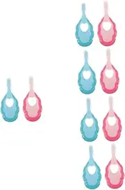 Beavorty 5sets Manual Boys and Girls Toothbrush Toddler Toothbrush Cartoon Shape Travel Boys and Girls Soft 2pcs*5