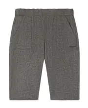 Logo wool casual pants 12M Black