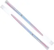 LIFKOME 2Pcs Nail Art Brush Metal Nail Design Liner Pens for Manicure Gradient Handles Compact Easy to Use
