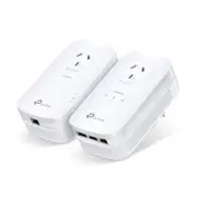 TP-Link AV1300 Power kit With Hub.AV2 standard speed at up to 1300Mbps