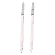 2pcs Makeup Manual Eyebrow Lip Tattoo Pen Cross Head Microblading P WPD