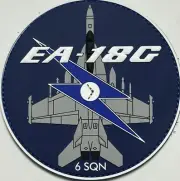 6 Squadron EA-18G RAAF Air Force PVC Patch Australia