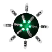 Pack of LED Mini Non-Blinking Lights for Paper Lanterns Balloons 12 Green