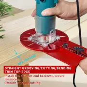 Aluminum Alloy Router Jig Adjustable Router Milling Bracket for Accurate bupr'