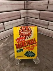 (1) Sealed 15 Card Wax Pack 1990 Fleer Basketball NEW Possible Michael Jordan?