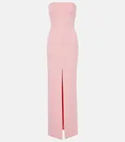 [Solace London] Solace London Bysha strapless crêpe gown UK 4 pink