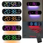Color Digital Wall Clock Large Screen Digital Wall Clock For Living Room