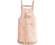 Cooking Apron for Women with Pockets, layered Bib Apron for Cooking, Baking, BBQ and Gardening - Shape5