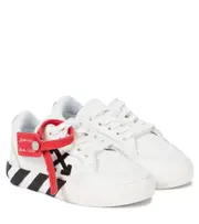 [Off-White Kids] Off-White Kids Low Vulcanized leather sneakers UK 12 white