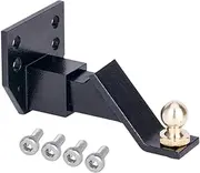 Ｓｉｍｈｏａ Spare Parts for RC Car Trailer Hitch Bracket Compatible with 1/10 Scale, Black