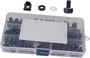Server Rack Case Accessories Rack Screws and Nuts Set Corrosion-Proof Square Lock Design Easy Installation