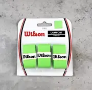 Wilson Pro Comfort Overgrip Green 3pk NEW Sealed