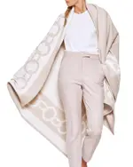 Frette Chains Virgin Wool Throw