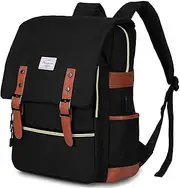 Modoker Vintage Laptop Backpack for Women Men,School College Backpack with USB Charging Port Fashion Backpack Fits 15 inch Notebook
