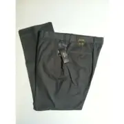 TASSO ELBA MENS NEW GRAY 70%POLYESTER 30%RAYON DRESS PANTS FLAT FRONT SIZE:36/32
