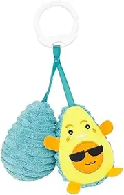 Hohopeti Stroller Pear Shape Hanging Ornament for Material Textured Surface for Grasping Soothing Sounds for Bed Stroller Decoration