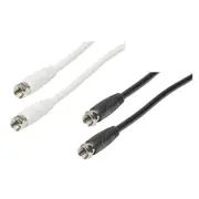 [Jaycar] F-Type Plug to Plug Cable 1.5m - Black