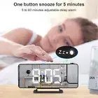 Alarm Clock Intelligent Time Projection Digital Mirror Clock Time Projector Led