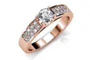 Lady Ring Embellished With SWAROVSKI Crystals