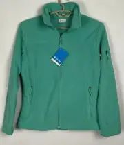 Columbia NWT Womens Cool Intervention Full Zip Fleece Jacket Large L Poly LS New