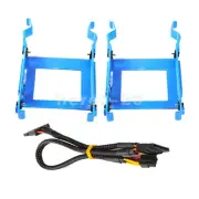 2X 2.5”Hard Drive Caddy +1PC GP2JM Power Cable For Dell Optiplex 3650 7040 7050