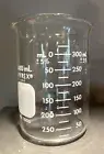 (1) Pyrex Beaker 400mL Laboratory Glassware +/-5% Accuracy No. 1000