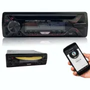 Single 1 DIN Car Radio Stereo Bluetooth DVD/CD Player FM Audio Head Unit In-Dash