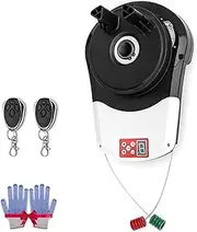 Electric Garage Roller Door Opener, Automatic Roll Up Door Opener with 2 Remote, Auto Roll Up Door Opener Shutter, Roller Door Opener Motor, for Store Garage Warehouse Farm Barn