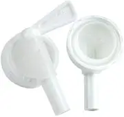 38mm Quick Serve Tap for Bottles, Containers & Hedpaks | White | 3 Pack