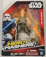 STAR WARS HERO MASHERS COLLECTOR FIGURE JAR BINKS - BNIB