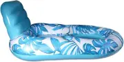 Inflatable Pool Bed, Inflatable Pool Mattress - Outdoor Water Raft, Outdoor W...