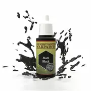 Warpaints Matt Acrylic Paint (Black) - 18mL