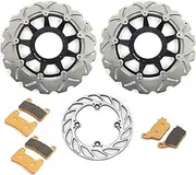 For CBR1000RR Fireblade 04 05 06 07 08 09 10 11 12 13 14 15 16 Front Rear Brake Discs Rotors + Pads CBR 1000 RR(CBR1000RR 08-16 GB)
