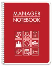 BookFactory Manager Notebook Manager's Log Book Planner Management Logbook - ...