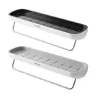 Bathroom Shelves Organizer Wall Mount Home Towel shelf Shampoo Rack With Towel B