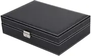 PU Watch Jewelry Box High-end Organizer Storage Box Case for Watch Jewery Ornament Make Up Container Organizer FANDIAO