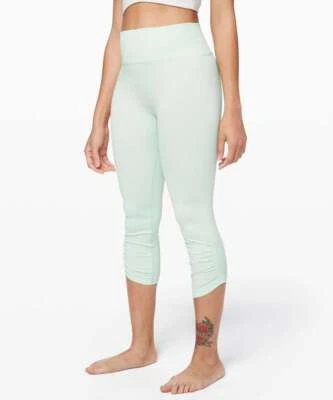 NWT - Lululemon Ebb to Street Crop Leggings 21" Polar Ice | SIZE: 2 4 6 8 10