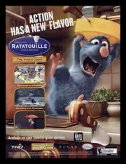 Ratatouille The Video Game Framed Video Game Art 2007 Vintage Print Ad Poster