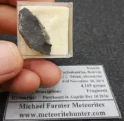 4.169 gram - Aiquile (Witnessed Fall) Meteorite - H5 Stone Chondrite with Crust!