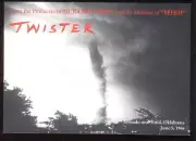 Modern FILM POSTER Postcard: TWISTER (Helen Hunt, Bill Paxton). Free Post