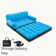 Portable Inflatable Beds Soft Velvet Warm Sofas Bedroom Furniture Beds with Air