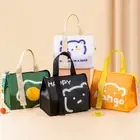 Portable Thermal Lunch Box Bags Food Storage Handbags Travel Picnic Pouch-#b