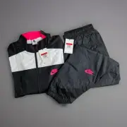 NIKE x atmos Air Max Track Jacket & Track Pants Set WHT/BLK PINK - Size L Set